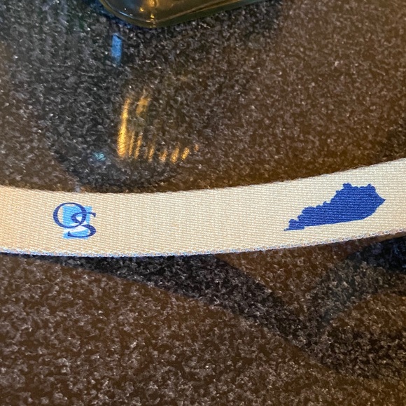 Peter Millar Brown and Tan Canvas/Leather Belt 
Size 36 - Picture 2 of 7